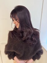 ガレリア 名駅オーキッドビル店(GALLARIA)&nbsp;ラベンダーピンク艶ロングレイヤースタイル