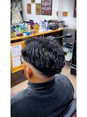 サイドパートパーマ