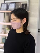 キートス(Kiitos)&nbsp;外ハネボブ　もみあげ内巻き