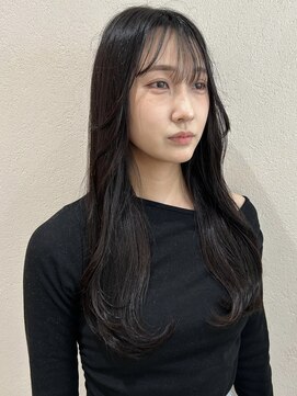 ジーナ 横浜(Zina) シースルーバング＊低めレイヤー