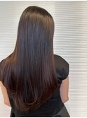 レイヤーカット×美髪矯正ストレートロング×エイジング30代40代