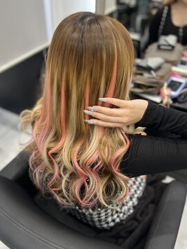 ヘアーデザイン ジェルム(Hair Design germe) プルエクステでギャルメッシュ / YUDU