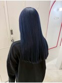 美髪＊エアリーロング＊ダークブルー＊髪質改善＊Zina札幌