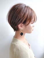 ヘアメイク アージュ 天神西通り店(HAIR MAKE age)&nbsp;ウルフショート 丸みショートボブ 顔周りカット グレージュ