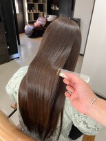 ミヨン 熊本店(miyon)&nbsp;【miyon】韓国レイヤーカット×暗髪カラー×髪質改善
