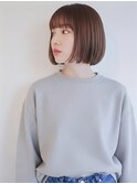 西梅田北新地/大人のこなれ感フラットボブ