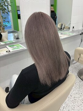 エニフォーイーストハム(Eni for eastham) ブリーチカラー/アッシュグレージュ/ストレート