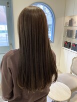 シェノン 赤羽店(CHAINON)&nbsp;赤みを撃退◎オリーブブラウンカラーふんわりワンカールスタイル