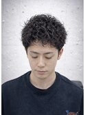 無造作スパイラルショート