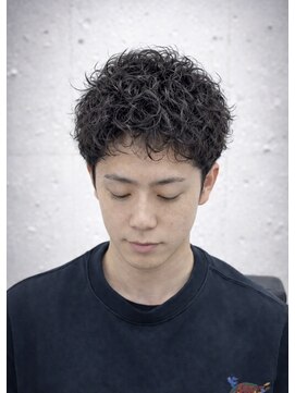 無造作スパイラルショート