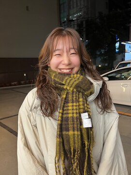 サンド 大阪梅田(sand) @haru__sand ココアベージュ/オリーブグレー/小顔［大阪梅田］