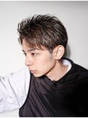 韓国風マッシュ/フリックパーマ/ツーブロックショート