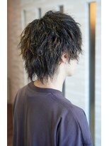 ムゥフ ヘアーアンドアイラッシュ(mouf hair&eyelash)&nbsp;縦落ちスパイラル×無造作スパイキーウルフ