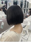 今っぽさ抜群◎ぷつっとラインボブ