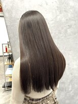 ネウィ 宮崎店(newi)&nbsp;極上シルクツヤ髪☆透明感ダークブラウンのストレートロング