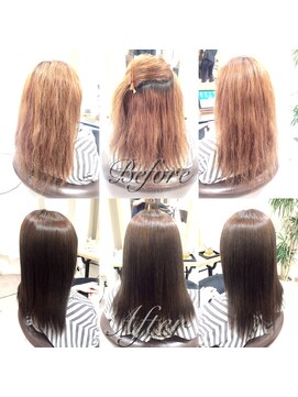 ノーブロー 酸性縮毛矯正専門技師(No.Blow) 名古屋の酸性縮毛矯正。エアリーな柔らかさで美しい美髪矯正