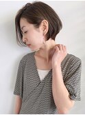 横顔美人☆耳掛けくびれショートボブ