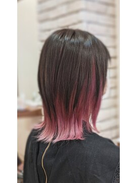 アンク リーフ(ankh leaf) バイオレットピンク元住吉/武蔵小杉/髪質改善/ケアブリーチ/学割