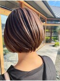 ツヤ感シンプルボブ
