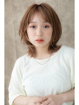 カバーヘア ブリス 川口(COVER HAIR bliss) 外国人風大人ハイライトくびれウルフボブT1川口20代30代40代