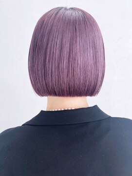 アルバム 銀座(ALBUM GINZA) ラベンダーボブ_くびれヘアビタミンカラー_ba335291