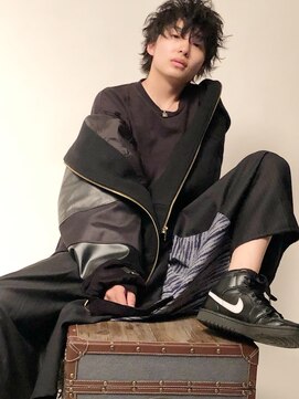 ラファンジュ ヘアー(Rohange hair) 【Rohange】ニュアンス×ツイストパーマ×メンズ