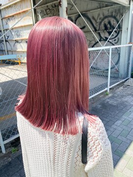 トゥコ(tuco) ピンクカラー 鎖骨ロブ