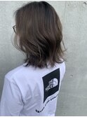 秋冬必見カラーリング/深みのあるグレーアッシュ