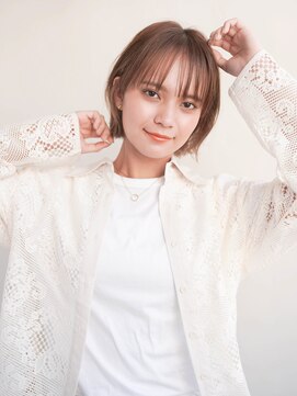 ジュール 大分(Joule) セクションカラー/ペールベージュ/透明感ボブ[大分駅]