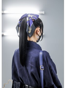 ノード(NODO) 高めポニーテールのベーシックアレンジ