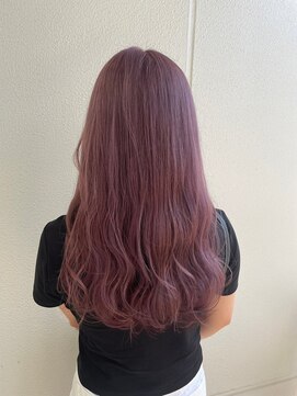 ガリカ シーム(Gallica/SEAM) 【桑原雪音】ゆる巻き透明感ピンクベージュ/暖色カラー<原宿>