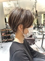 ラボー ノースプラザ店(LA'BO)&nbsp;【LA'BO三浦】ベージュハイライト×ショート