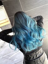 ユートピア(U topia)&nbsp;バレイヤージュ/ハイライト/夏/水色