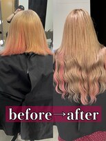 キング 高槻(K!ng)&nbsp;before→after シールエクステ