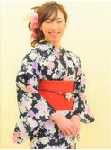 浴衣着物着付けヘアメイク