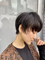 ハルキ ミナト ジャパン オオサカ(HARUKI MINATO japan OSAKA)&nbsp;40代50代小顔似合わせカットくびレイヤーエモージュ大人可愛い