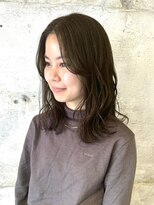 フー(fue’)&nbsp;レイヤーカット/オリーブブラウン