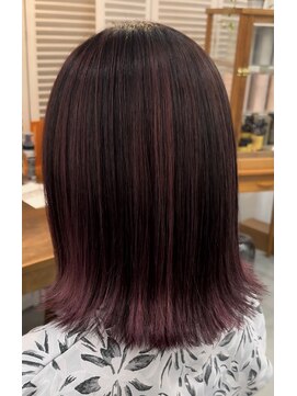 ヘアーアンドメイク グルック(hair&make Gluck) ピンクバレイヤージュ
