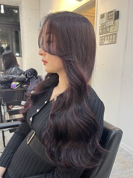 ブレンド 渋谷(BLend) 縮毛矯正.レイヤーカット.ブルーブラック.髪質改善. ヘアカラー