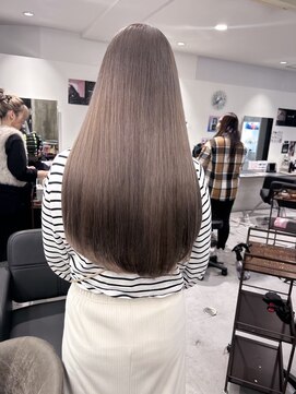 キング 枚方店(K!ng) 縮毛矯正髪質改善ハイライトレイヤーカット枚方美容室エクステ