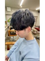 クラウズ ヘアー(CLOUDS.Hair)&nbsp;ブルーブラック×マッシュ