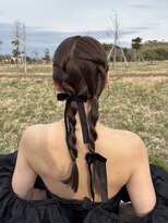 サリーワンフォーワン(Sally 141)&nbsp;上品×おしゃれな編み込みリボンヘア