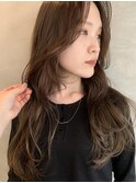 マロンベージュ/レイヤーカット