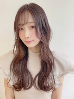バイエイト(X８) 韓国風くびれレイヤー×透明感ラベンダーグレージュ