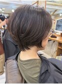 ショートボブ/くびれボブ/ハイライトina