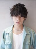シャドウパーマメンズマッシュパイラルパーマメンズパーマ