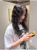 ロング×パーマ