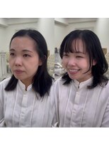 アンジュレーブ(AngeReve)&nbsp;前髪カット・顔周りカットで大変身★レイヤーカットお任せ下さい