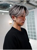 メンズバレイヤージュ×刈り上げセンターパート