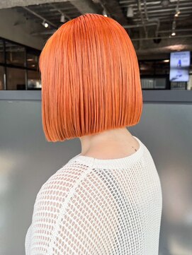 小顔ブリーチダブルカラーハイトーンボブ_ba527891